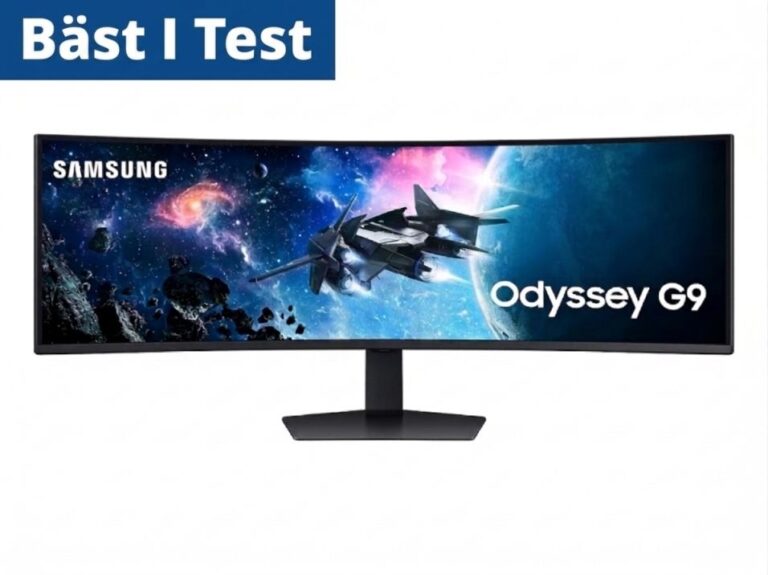 Bästa Gamingskärm - Bäst I Test 2026 | OGTeknik Samsung Odyssey G9 C49CG950 bäst i test